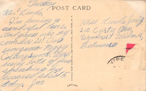 Centreville Maryland Camp Pe Co Meth Out Door Chapel Vintage Postcard AA64006 - Image 2
