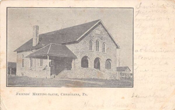 Christiana Pennsylvania Friends' Meeting House Vintage Postcard AA64022