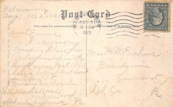 Marcus Hook Pennsylvania Spruce Street Model Village Vintage Postcard AA64030 - Image 2