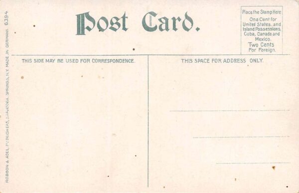 Corinth New York Main Street Vintage Postcard U577 - Image 2
