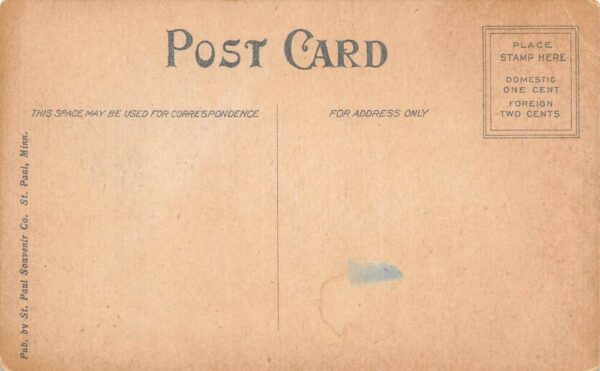 Pipestone Minnesota Olive Street East Vintage Postcard U593 - Image 2