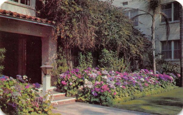 Carlsbad California Carlsbad Hotel by the Sea Tropical Garden Patio PC U610