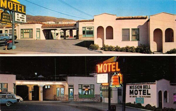 Dale City California Mission Bell Motel Motel Exterior Vintage Postcard U617