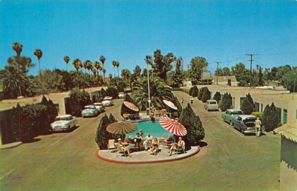 Holtville California Holtville Motor Inn Motel & Restaurant Pool PC U624