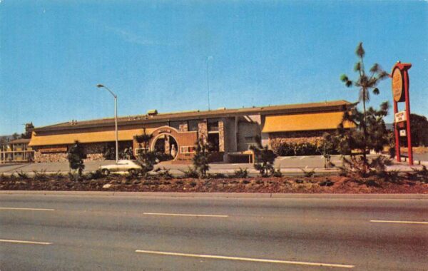 Los Altos California Golden Pavilion Restaurant & Motor Inn Street View PC U631