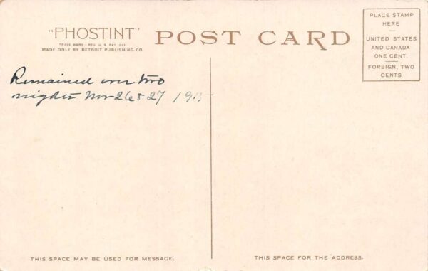 El Portal California Hotel Del Portal Entrance Vintage Postcard U660 - Image 2