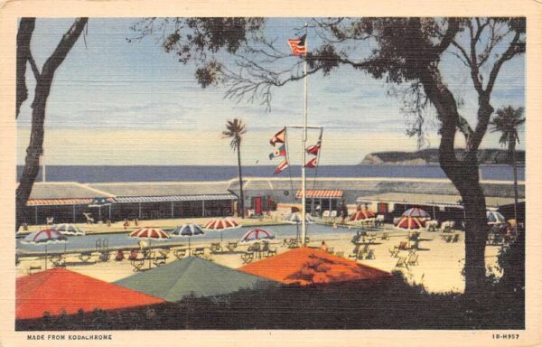 Coronado California Hotel Del Coronado Beach and Tennis Club Views Postcard U667