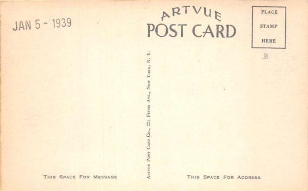 Fresno California Vic's Trailer Park Office and Park View Vintage Postcard U686 - Image 2