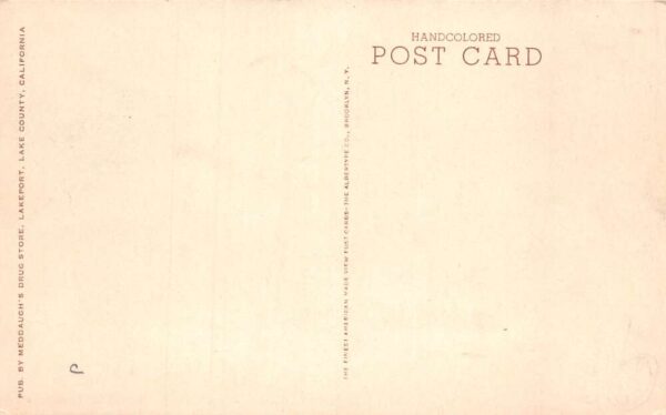 Lakeport California Will-O-Point Court Cabins and Campground Vintage Postcard U690 - Image 2