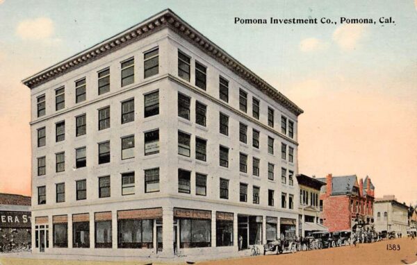 Pomona California Pomona Investment Company Exterior Vintage Postcard U772