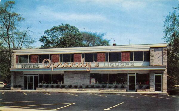 Englewood California Oprandy's Liquor Store Storefront Vintage Postcard U805