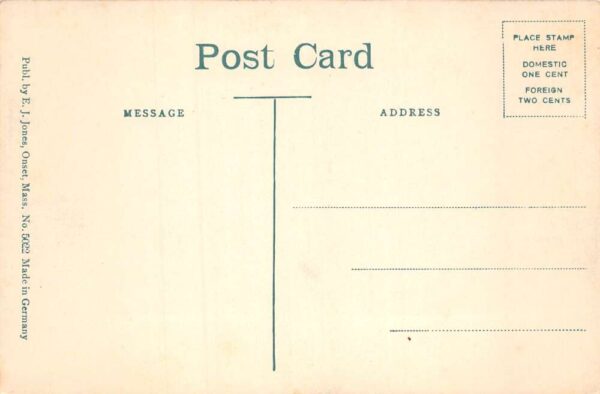 Onset Massachusetts Onset Avenue Shops and Cafe Vintage Postcard U816 - Image 2
