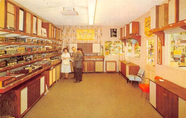 Inglewood California Inglewood Electronics Supply Store Interior Postcard U832