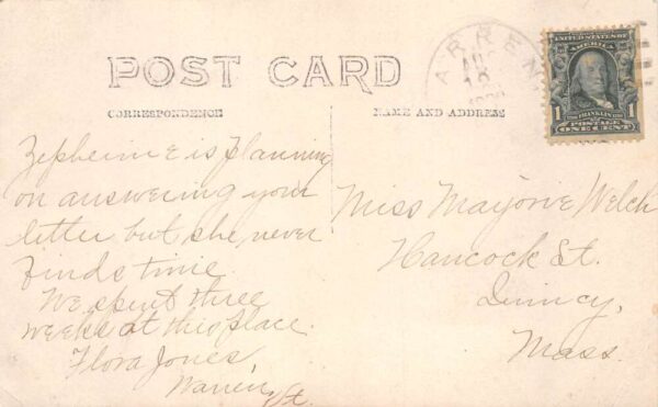 Highgate Springs Vermont Missisquoi Bay Children Real Photo Postcard AA64193 - Image 2