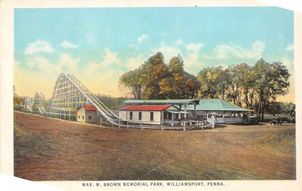 Williamsport Pennsylvania Max M. Brown Memorial Park 4th Street Entrance PC U902