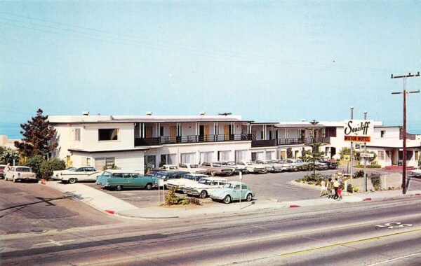Laguna Beach California The Seacliff Bird's Eye View Vintage Postcard U979