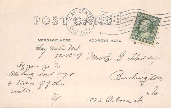 Clay Center Nebraska Old Trusty Incubator Factory Real Photo Postcard AA64224 - Image 2