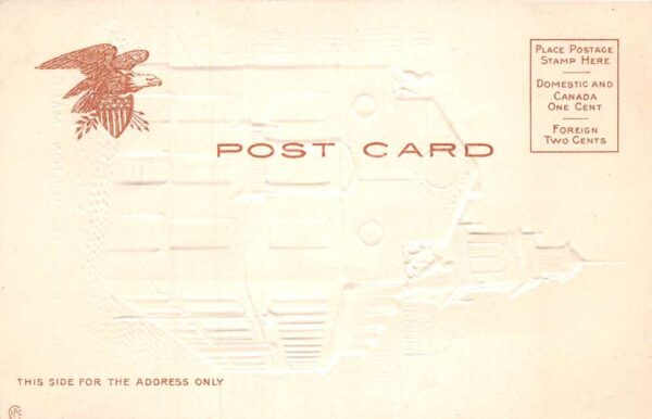 Boston Massachusetts Old State House Embossed Vintage Postcard AA64268 - Image 2