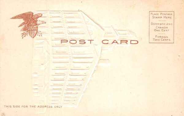 Boston Massachusetts Faneuil Hall Embossed Vintage Postcard AA64269 - Image 2