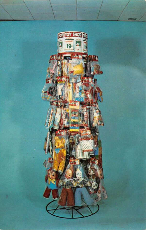 Woodside New York The Toy Shop Merchandise Adv Vintage Postcard AA64272
