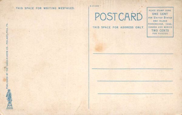 Chester Pennsylvania Post Office 5th and Welsh Streets Vintage Postcard U1250 - Image 2