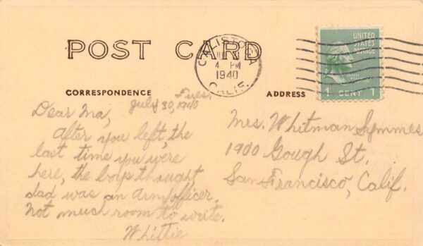 Calistoga California Hitting The Mark at Camp St. Andrew Vintage Postcard U1266 - Image 2