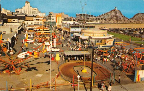 Long Beach California The Fun Zone Park "Nu Pike" & Virginia Park zones PC U1269