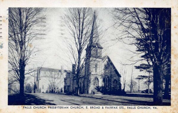 Falls Church Virginia Falls Church Presbyterian Church Broad & Fairfax St. PC U1292