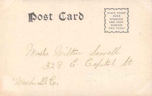 Washington D.C. Miscellaneous Shop Navy Yard Vintage Postcard U1297 - Image 2