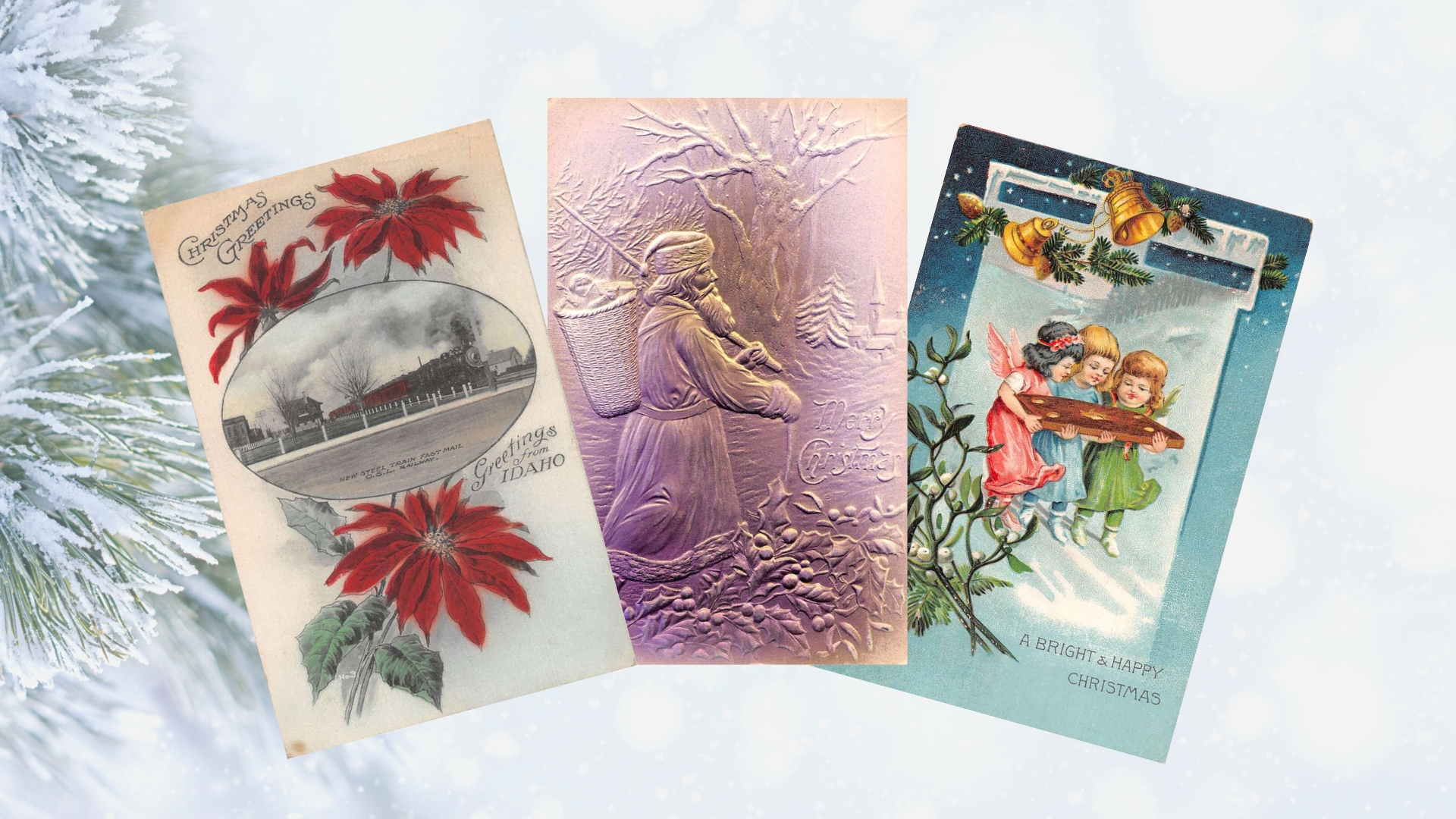 Shop our Christmas postcards