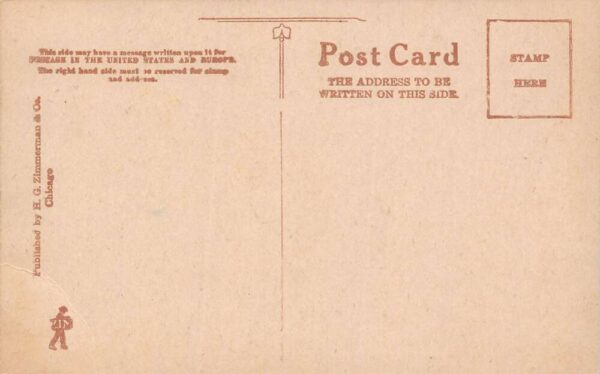 Eagle Grove Iowa Broadway Aerial View Vintage Postcard U1349 - Image 2