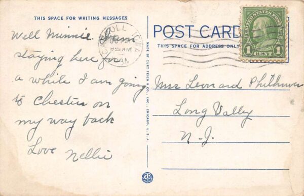 Carroll Iowa Fifth Street Looking East Vintage Postcard U1381 - Image 2