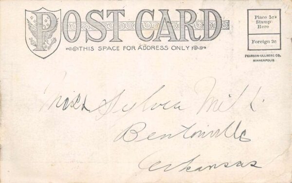 Carroll Iowa Fifth Street Opera House Vintage Postcard U1387 - Image 2