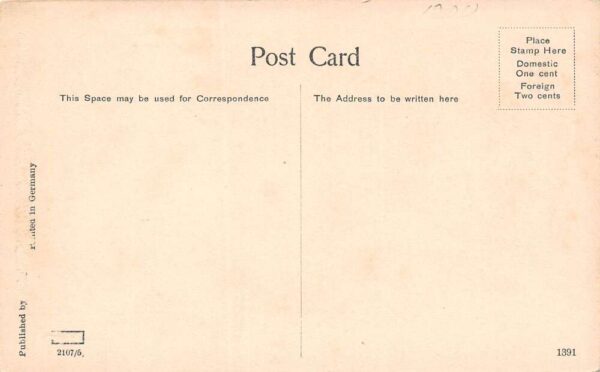 Denison Iowa A Residence Street B/W Lithograph Vintage Postcard U1419 - Image 2