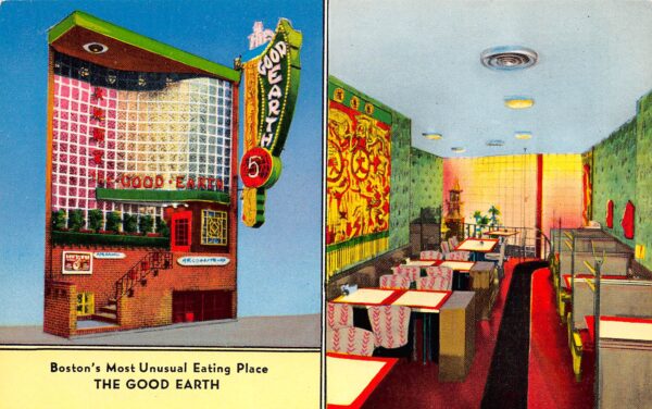 Boston Massachusetts The Good Earth Restaurant Multi- View Photochrome PC U1490