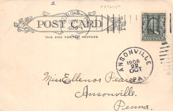 Dubois Pennsylvania North Main Street Undivided Back Vintage Postcard U1562 - Image 2