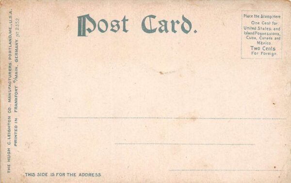 Dunstan Corner Maine The Moulton House Undivided Back Vintage Postcard U1629 - Image 2