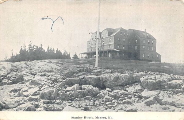 Manset Maine Stanley House Undivided Back Vintage Postcard U1630