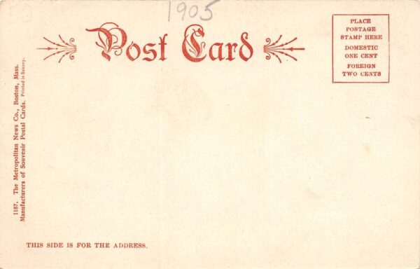 Old Orchard Maine Hotel Velvet and Pier Undivided Back Vintage Postcard U1638 - Image 2