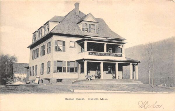 Russell Massachusetts Russell House Undivided Back Vintage Postcard U1648