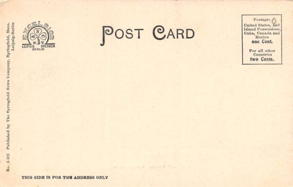 Russell Massachusetts Russell House Undivided Back Vintage Postcard U1648 - Image 2