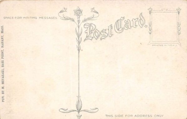 Bass Point Massachusetts Hotel Tudor White Border Vintage Postcard U1650 - Image 2