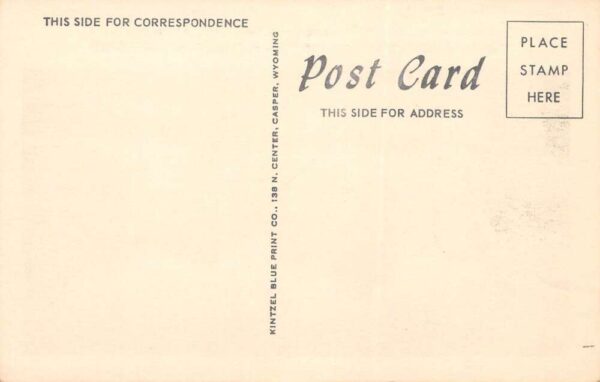 Casper Wyoming Sunset Motel Divided Back Vintage Postcard U1689 - Image 2