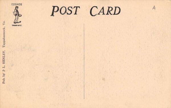 Tappahannock Virginia Riverside Hotel B/W Lithograph Vintage Postcard U1693 - Image 2