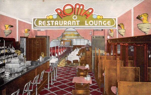 Washington D.C. The Roma Restaurant & Lounge Color Photochrome PC U1721