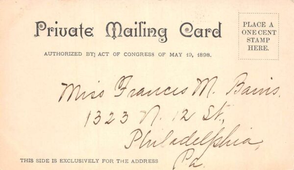 Washington DC The White House Gardens Greetings Vintage Postcard AA64502 - Image 2