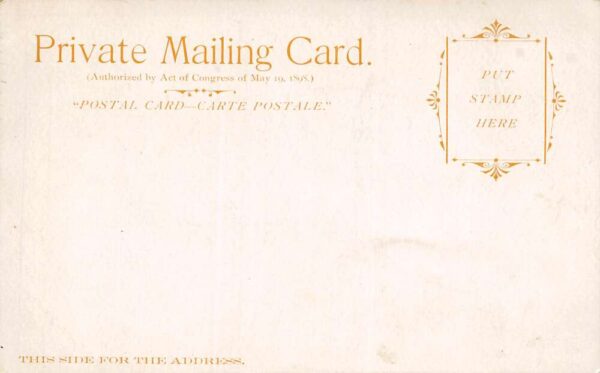 Lakeville Connecticut New Wononsco House Private Mailing Card Vintage PC U1756 - Image 2