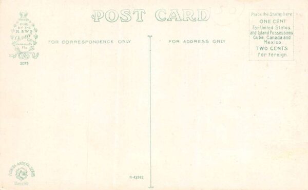 Jacksonville Florida The Florida National Bank Divided Back Vintage PC U1767 - Image 2