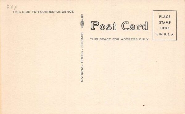 Denison Texas Den-Tex Hotel Court White Borders Vintage Postcard U1783 - Image 2