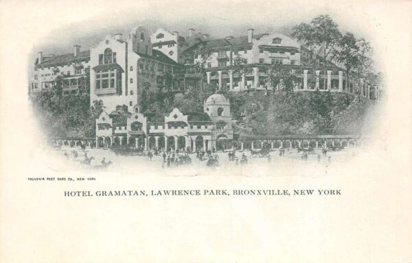 Bronxville New York Hotel Gramatan, Lawrence Park Undivided Back Postcard U1809